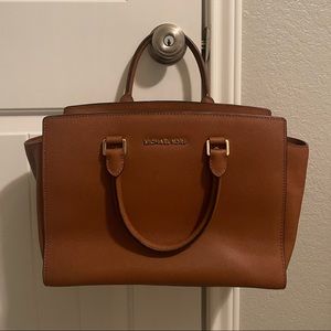Michael Kors Selma Saffiano Leather Satchel
